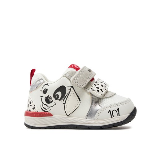 Sneakersy Geox B Rishon Girl B450LB 085NF C0050 Biały ze sklepu eobuwie.pl w kategorii Buty sportowe dziecięce - zdjęcie 182113036
