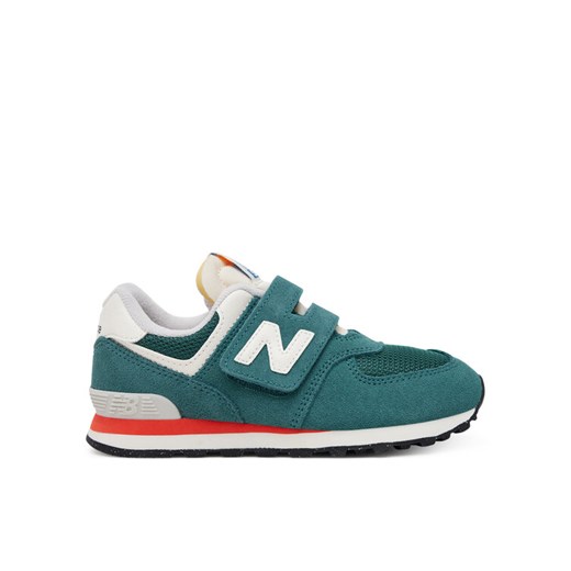 Sneakersy New Balance PV574VPG Zielony ze sklepu eobuwie.pl w kategorii Buty sportowe dziecięce - zdjęcie 182113056