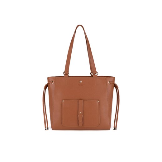 Torebka Beverly Hills Polo Club BHPC-C-015-07 Brązowy ze sklepu eobuwie.pl w kategorii Torby Shopper bag - zdjęcie 182113066