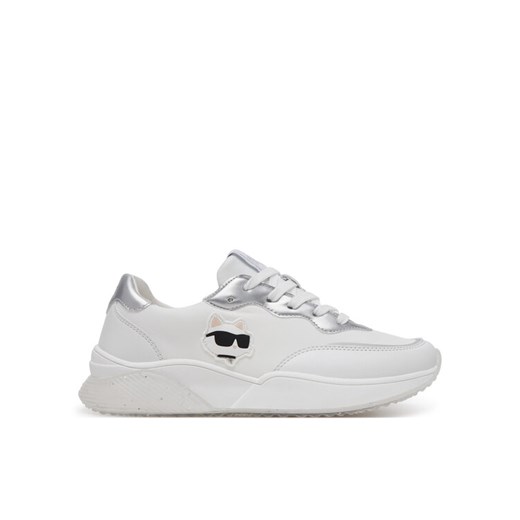 Sneakersy Karl Lagerfeld Kids Z30373 S Biały ze sklepu eobuwie.pl w kategorii Buty sportowe dziecięce - zdjęcie 182113086