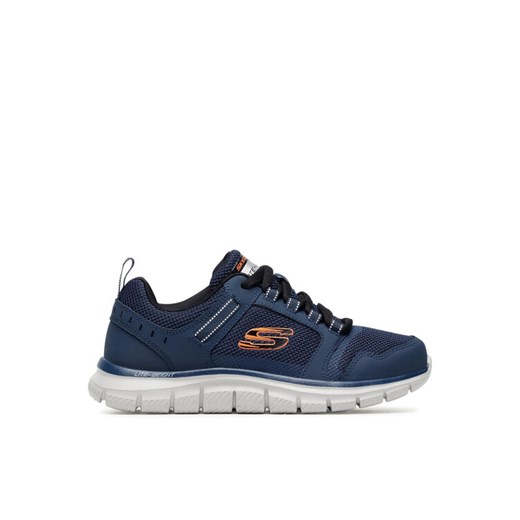 Sneakersy Skechers Knockhill 232001/NVOR Granatowy ze sklepu eobuwie.pl w kategorii Buty sportowe męskie - zdjęcie 182113099