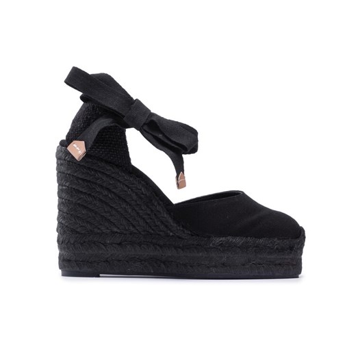 Espadryle Castañer Carina C/8ED/001 020966-100 Czarny ze sklepu eobuwie.pl w kategorii Espadryle damskie - zdjęcie 182113117