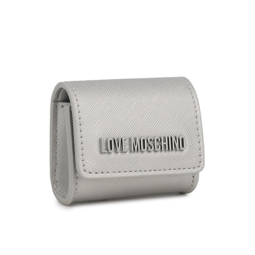 Etui na słuchawki LOVE MOSCHINO JC6451PP4IK2390B Srebrny ze sklepu eobuwie.pl w kategorii Etui - zdjęcie 182113189