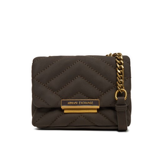 Torebka Armani Exchange XW000357 AF12448 U6032 Brązowy ze sklepu eobuwie.pl w kategorii Kopertówki - zdjęcie 182113588