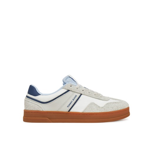 Sneakersy Tommy Jeans The Greenwich Mix Media EN0EN02730 Szary ze sklepu eobuwie.pl w kategorii Buty sportowe damskie - zdjęcie 182113705