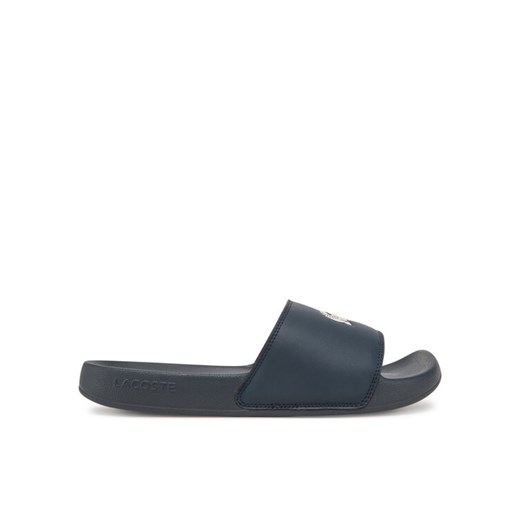 Klapki Lacoste Serve Sliders 7-49CMA0041 Granatowy ze sklepu eobuwie.pl w kategorii Klapki męskie - zdjęcie 182113776