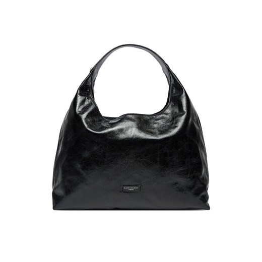 Torebka Gianni Chiarini BS 11221 WAXY Czarny ze sklepu eobuwie.pl w kategorii Torebki hobo - zdjęcie 182113819