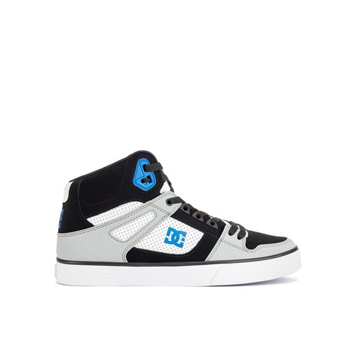 Sneakersy DC PURE HIGH-TOP WC ADYS400043-XKWB Szary ze sklepu eobuwie.pl w kategorii Buty sportowe męskie - zdjęcie 182113886