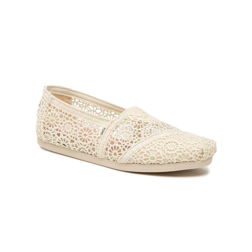 Półbuty Toms Alpargata 10016241 Beżowy ze sklepu eobuwie.pl w kategorii Espadryle damskie - zdjęcie 182113889