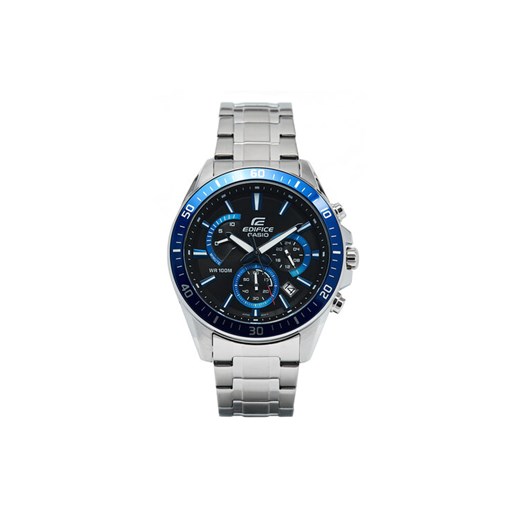 Zegarek Casio EFR-552D-1A2VUEF Srebrny ze sklepu eobuwie.pl w kategorii Zegarki - zdjęcie 182113897