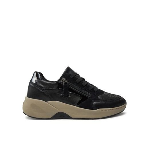 Sneakersy Josef Seibel 96503 100 Czarny ze sklepu eobuwie.pl w kategorii Buty sportowe damskie - zdjęcie 182113928
