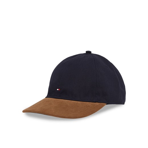Czapka z daszkiem Tommy Hilfiger Th Flag Herringbone 6 Panel Cap AM0AM13385 Granatowy ze sklepu eobuwie.pl w kategorii Czapki z daszkiem męskie - zdjęcie 182113939