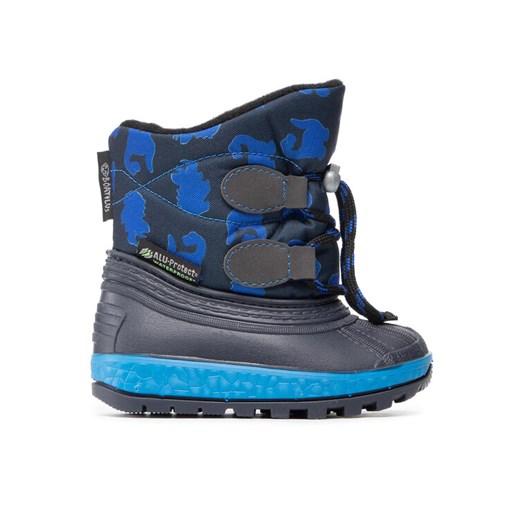 Śniegowce Boatilus Kd Joggy Sport Lace NJ09 VAR.17ZT Granatowy ze sklepu eobuwie.pl w kategorii Buty zimowe dziecięce - zdjęcie 182114115