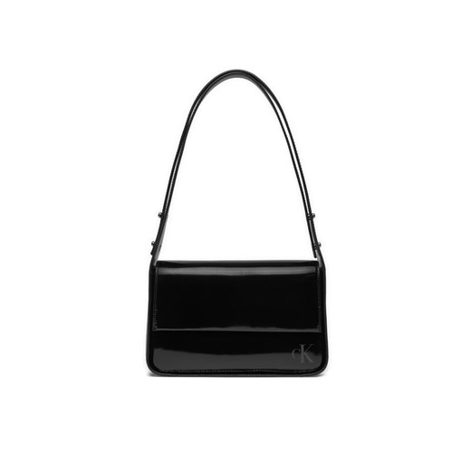 Torebka Calvin Klein Block Ew Flap Shoulderbag25 S K60K611833 Czarny ze sklepu eobuwie.pl w kategorii Listonoszki - zdjęcie 182114127