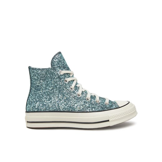 Trampki Converse Chuck 70 Glitter Hi A10097C 486 Niebieski ze sklepu eobuwie.pl w kategorii Trampki damskie - zdjęcie 182114287