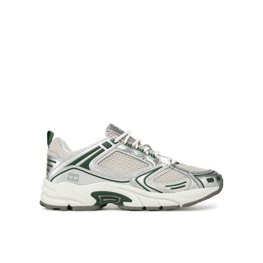 Sneakersy Tommy Jeans Archive'97 Metallic EN0EN02796 Zielony ze sklepu eobuwie.pl w kategorii Buty sportowe damskie - zdjęcie 182114395