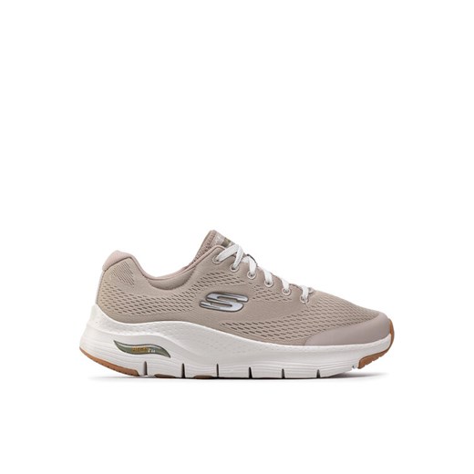 Sneakersy Skechers Arch Fit 232040/TPE Beżowy ze sklepu eobuwie.pl w kategorii Buty sportowe męskie - zdjęcie 182114446