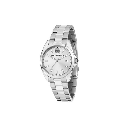 Zegarek KARL LAGERFELD R0553101517 Srebrny ze sklepu eobuwie.pl w kategorii Zegarki - zdjęcie 182114498
