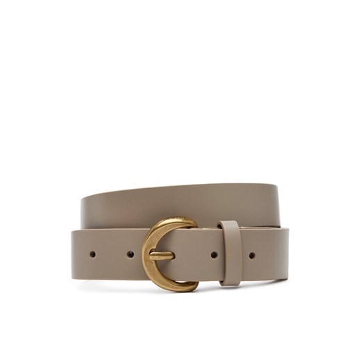 Pasek Damski Calvin Klein Jeans Casual Pin Buckle 30Mm LV04K7008G Beżowy ze sklepu eobuwie.pl w kategorii Paski damskie - zdjęcie 182114558