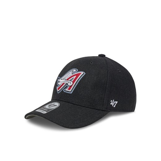 Czapka z daszkiem 47 Brand MLB Los Angeles Dodgers BCPTN-CHSMS04WIP Czarny ze sklepu eobuwie.pl w kategorii Czapki z daszkiem damskie - zdjęcie 182114585