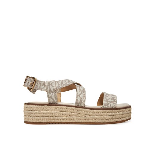 Espadryle MICHAEL Michael Kors Lynn 40S5LYFS1B Écru ze sklepu eobuwie.pl w kategorii Espadryle damskie - zdjęcie 182114625