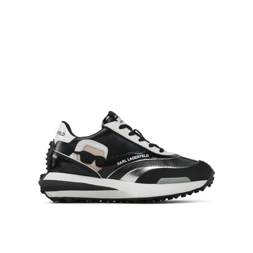 Sneakersy KARL LAGERFELD KL62930N Czarny ze sklepu eobuwie.pl w kategorii Buty sportowe damskie - zdjęcie 182114695