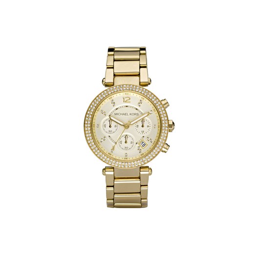 Zegarek Michael Kors Parker MK5354 Złoty ze sklepu eobuwie.pl w kategorii Zegarki - zdjęcie 182114745