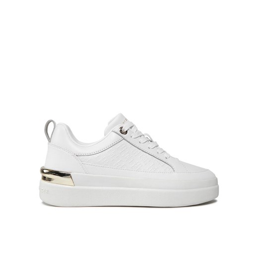 Sneakersy Tommy Hilfiger Lux Court Sneaker Monogram FW0FW07808 Biały Tommy Hilfiger 41 eobuwie.pl