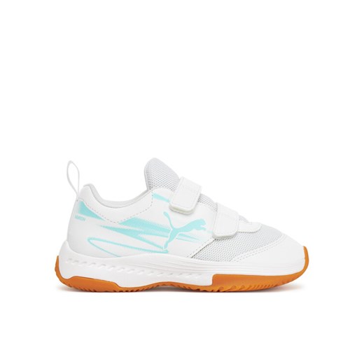 Buty halowe Puma Varion II V Jr 108106 05 Biały ze sklepu eobuwie.pl w kategorii Buty sportowe dziecięce - zdjęcie 182114787