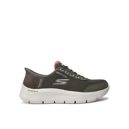 Sneakersy Skechers Clear Creek 124846 Zielony ze sklepu eobuwie.pl w kategorii Buty sportowe damskie - zdjęcie 182114836