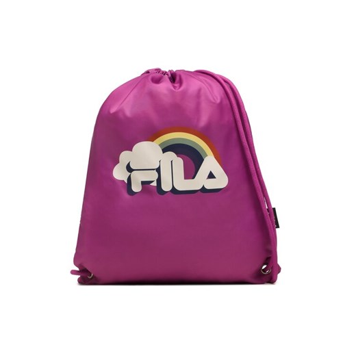 Worek Fila Bohicon Rainbow Small Sport Drawstring Backpack FBK0018 Fioletowy ze sklepu eobuwie.pl w kategorii Plecaki - zdjęcie 182114876