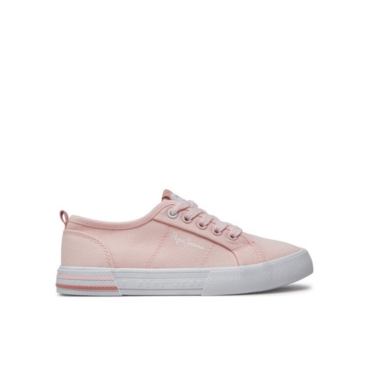 Tenisówki Pepe Jeans Brady Basic G PGS30604 Różowy ze sklepu eobuwie.pl w kategorii Trampki dziecięce - zdjęcie 182114898