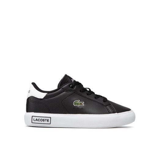 Sneakersy Lacoste Powercourt 0721 1 Suc 7-41SUC0014312 Czarny ze sklepu eobuwie.pl w kategorii Buciki niemowlęce - zdjęcie 182115059