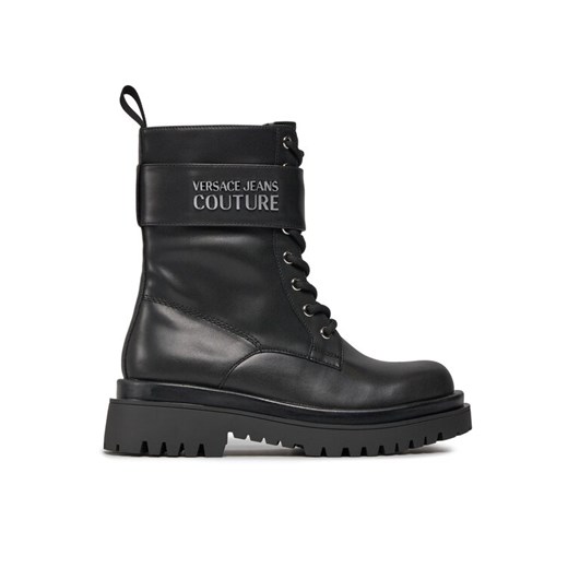 Trapery Versace Jeans Couture 75VA3S64 Czarny ze sklepu eobuwie.pl w kategorii Workery damskie - zdjęcie 182115218