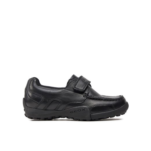 Półbuty Geox J W.Snake Moc B J9309B 00043 C9999 M Czarny ze sklepu eobuwie.pl w kategorii Mokasyny dziecięce - zdjęcie 182115258