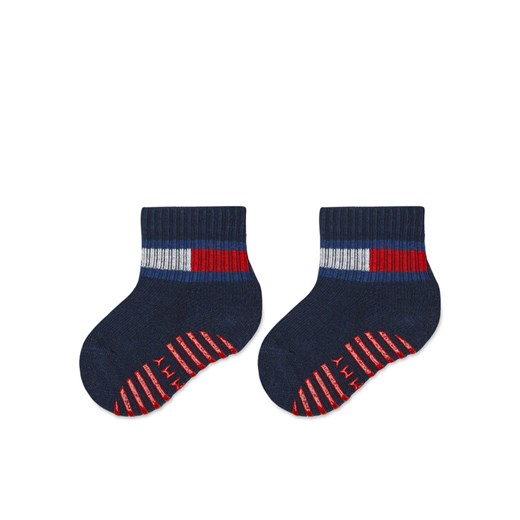 Zestaw 2 par wysokich skarpet dziecięcych Tommy Hilfiger 701226500 Granatowy ze sklepu eobuwie.pl w kategorii Skarpetki dziecięce - zdjęcie 182115276