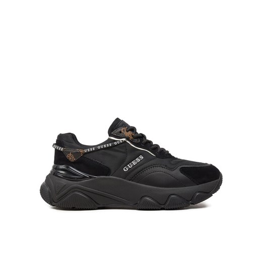 Sneakersy Guess Micola FL7MIC FAL12 Czarny ze sklepu eobuwie.pl w kategorii Buty sportowe damskie - zdjęcie 182115317