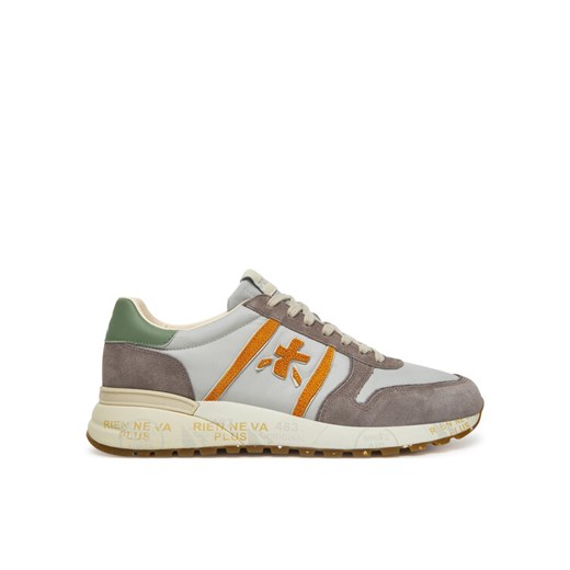 Sneakersy Premiata Lander Var 7201 Szary ze sklepu eobuwie.pl w kategorii Buty sportowe męskie - zdjęcie 182115345