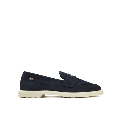 Loafersy Tommy Hilfiger FW0FW08679 Granatowy ze sklepu eobuwie.pl w kategorii Lordsy damskie - zdjęcie 182115367