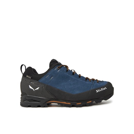 Trekkingi Salewa Mountain Trainer Classic GTX GORE-TEX 61428-8665 Granatowy ze sklepu eobuwie.pl w kategorii Buty trekkingowe męskie - zdjęcie 182115377