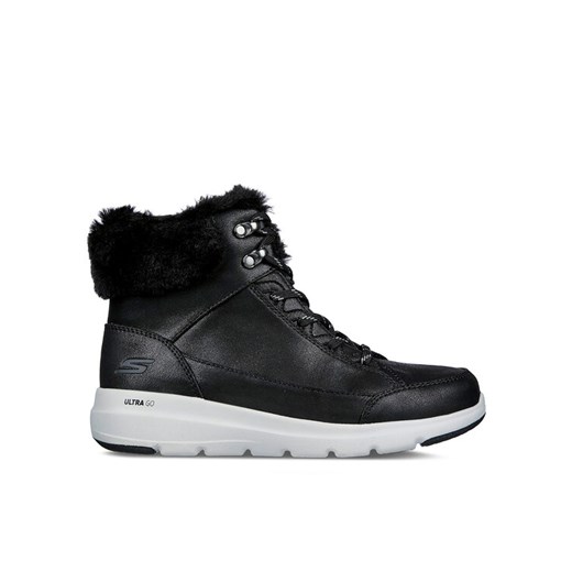 Botki Skechers Glacial Ultra Cozyly 144178/BLK Czarny ze sklepu eobuwie.pl w kategorii Botki - zdjęcie 182115456