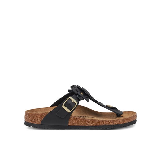 Japonki Birkenstock Gizeh Flowers 1026719 Czarny ze sklepu eobuwie.pl w kategorii Klapki damskie - zdjęcie 182115527