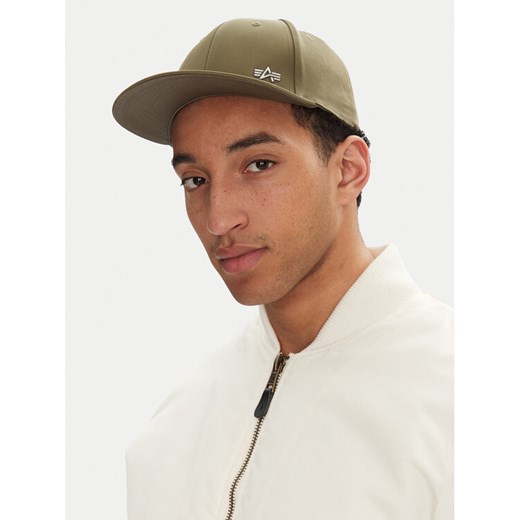 Czapka z daszkiem Alpha Industries Metal Label 156905 Zielony ze sklepu eobuwie.pl w kategorii Czapki z daszkiem męskie - zdjęcie 182115536