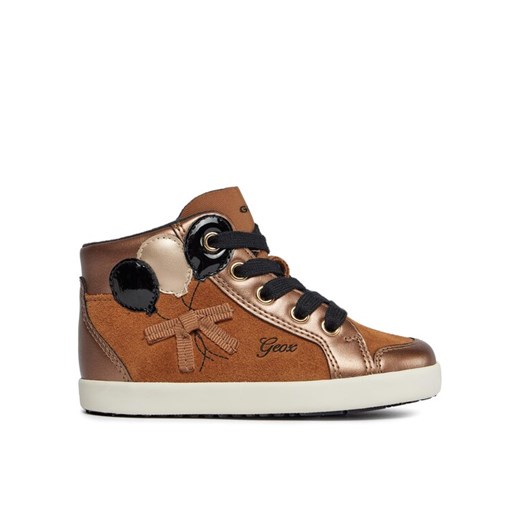 Sneakersy Geox B Kilwi Girl B36D5B 022NF C6175 S Brązowy ze sklepu eobuwie.pl w kategorii Buty sportowe dziecięce - zdjęcie 182115567