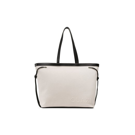 Torebka QUAZI MQS-A-007-03 Beżowy ze sklepu eobuwie.pl w kategorii Torby Shopper bag - zdjęcie 182115616