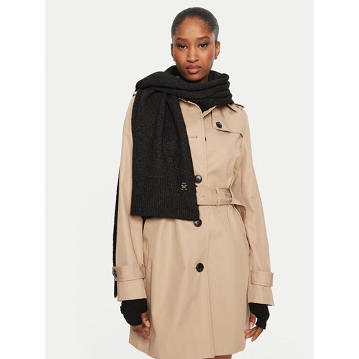 Szalik Tommy Hilfiger AW0AW16646 Czarny ze sklepu eobuwie.pl w kategorii Szaliki i chusty damskie - zdjęcie 182115748