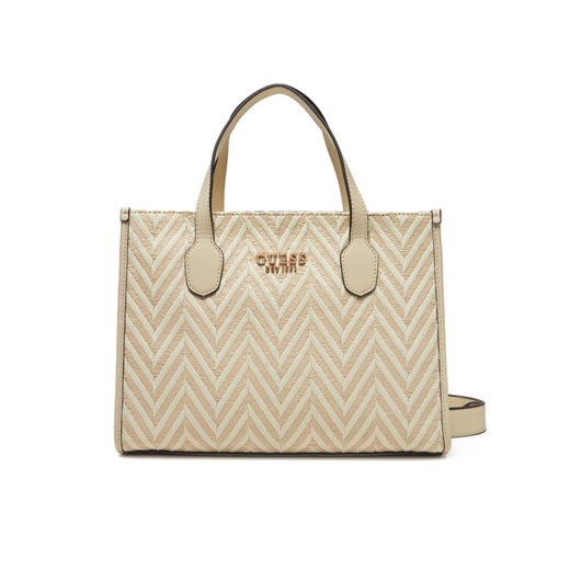 Torebka Guess HWCV86 65220 Beżowy ze sklepu eobuwie.pl w kategorii Torby Shopper bag - zdjęcie 182116158