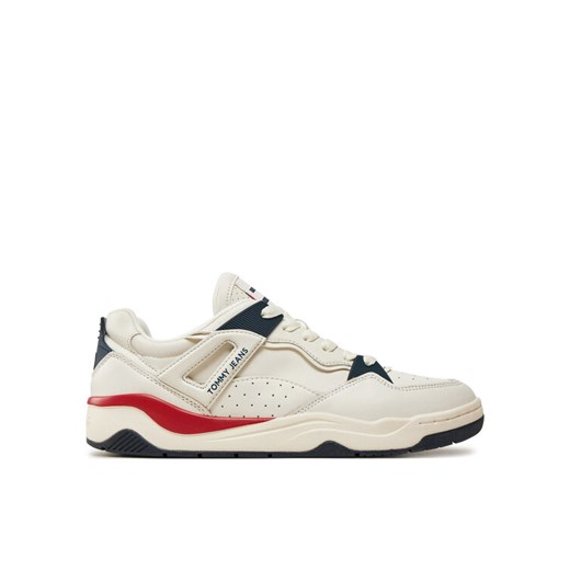Sneakersy Tommy Jeans Tjm Ultra Basket Sneaker EM0EM01493 Biały ze sklepu eobuwie.pl w kategorii Buty sportowe męskie - zdjęcie 182116198