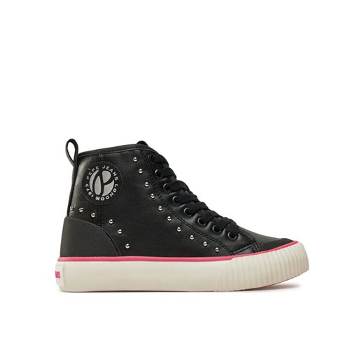 Sneakersy Pepe Jeans PGS30610 Czarny ze sklepu eobuwie.pl w kategorii Trampki dziecięce - zdjęcie 182116238