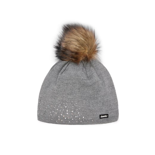 Czapka Eisbär Nalin Lux Crystal 80115 006 Szary ze sklepu eobuwie.pl w kategorii Czapki zimowe damskie - zdjęcie 182116258